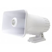 SPECO TECHNOLOGIES PA Weatherproof Speaker, Horn, 30W, ABS SPC15RP