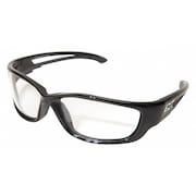 EDGE EYEWEAR Safety Glasses, Wraparound Clear Polycarbonate Lens, Scratch-Resistant SK-XL111