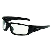 Honeywell Uvex Safety Glasses, Wraparound Clear Polycarbonate Lens S2940HS