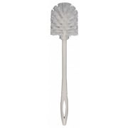 Rubbermaid Commercial Toilet Brush, 11 1/2 in L Handle, 3 in L Brush, White, Plastic, 14 1/2 in L Overall FG631000WHT
