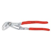 Knipex 12 in V-Jaw Tongue and Groove Plier Serrated, Plastic Grip 87 03 300