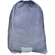 Zoro Select Drawstring Polyester Laundry Bag Blue GP245111