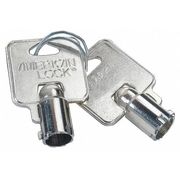 American Lock Key Blank, Steel, Circular, 7 Pins, PK25 AKTBOX