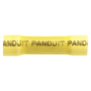 PANDUIT Butt Spl, Vyl, Insul, 12, 10 Awg, PK25 ESV10BX-Q