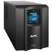 Apc Smart UPS, Line Intractve, Rack/Towr, 1kVA SMC1000C