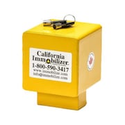 CALIFORNIA IMMOBILIZER Bulldog Style Coupler Lock, Yellow G00100