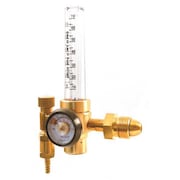 Uniweld Stage Flowmeter Regulator, Single Stage, CGA-580, 10 to 70 scfh, Use With: Argon RF2480-580