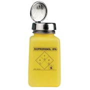 MENDA Bottle, One-Touch Pump, 6 oz, Yellow 35278
