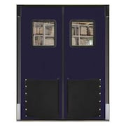 CHASE Swinging Door, 8 x 5 ft, Navy Blue, PR 6096RDXHDNAV