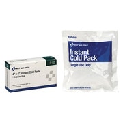First Aid Only Instant Cold Pack, White, 6In. x 4-1/2In. 21-004
