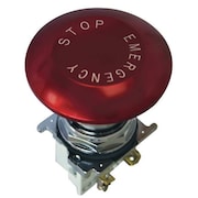 Eaton Cutler-Hammer Emergency Stop Push Button, Red, Head Material: Aluminum 10250T5J63-1X