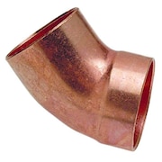 Nibco 1-1/2" NOM C x FTG Copper 45 Degree DWV Street Elbow 906-2