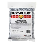 Rust-Oleum Floor Chip, Black/White/Gray, Vinyl, 1lb. 205179