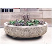 WAUSAU TILE Planter, Round, 60in.Lx60in.Wx17in.H TF4125W22