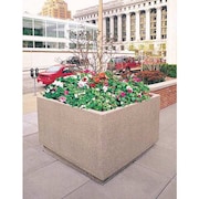 WAUSAU TILE Planter, Square, 36in.Lx36in.Wx30in.H TF4195W22
