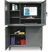 STRONG HOLD Comp. Workstation, 54" W X 24" D X 78" H 4.56-CC-244