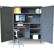 STRONG HOLD Workstation, 60" W X 24" D X 78" H 56-CC-244