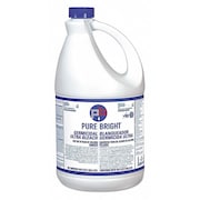 Pure Bright Cleaners and Detergents, 1 gal. Bottle, Fragrance-Free, 6 PK KIK BLEACH6