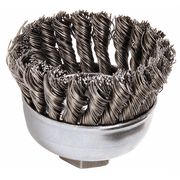 Weiler Knot Wire Cup Wire Brush, Threaded Arbor 94084