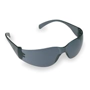 3M Safety Glasses, Wraparound Gray Polycarbonate Lens, Scratch-Resistant 11327-00000-20