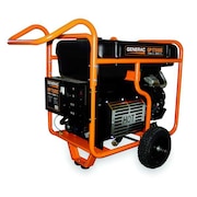 Generac Portable Generator, Gasoline, 17,500 Rated, 26,250 Surge, Electric Start, 120/240VAC, 145.8/72.9 5735