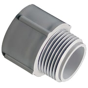 Cantex Male Adapter, 1 In Conduit, PVC 5140105