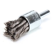 Weiler Knot Wire End Wire Brush, Steel, 3/4" 90191