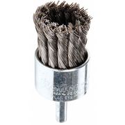 Weiler Knot Wire End Wire Brush, Steel, 1-1/8" 90193