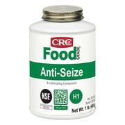 Crc Food Grade Anti-Seize, H1 Food Grade, 16 oz Brush-Top Can, White SL35906