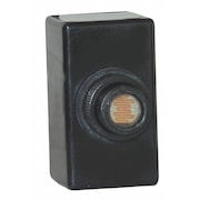 Tork Photocontrol, 120V AC, 2000 W, 16.7 A, SPST, Flush/Box, Lexan, Black 3000