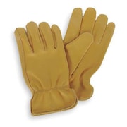 Condor Drivers Gloves, Deerskin, L, Gold, PR 4TJV5