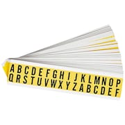 BRADY Letter Label Kit, A Thru Z, PK25 3420-LTR KIT