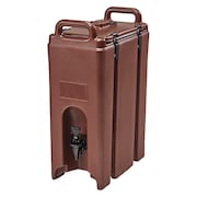 CAMBRO Beverage Container, 16 1/2x 9x 24, Brown EA500LCD131