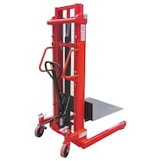 Dayton Powered-Lift/Manual-Push Platform Lift Truck, Powered/Manual, 2,000 lb Load Capacity 4VME7