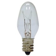 CURRENT GE LIGHTING 7.0W, C7 Incandescent Light Bulb 7C7-130V