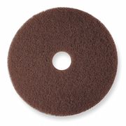 3M Stripping Pad, 19 In, Brown, PK5 7100