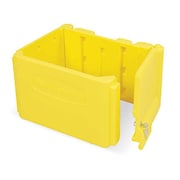 Rubbermaid Commercial Optional Locking Cabinet, Yellow FG618100YEL