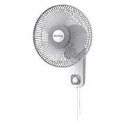 Air King Wall Mount Fan, 12 in Oscillating, 3 Speeds, 120VAC, White 9012