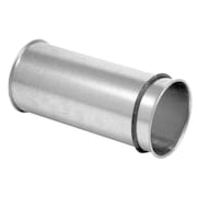 Nordfab Round Adjustable Nipple, 6 in Duct Dia, Galvanized Steel, 22 GA, 6" W, 11-1/4" L, 6" H 8040207302