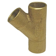 NIBCO Wye, 45 Deg, 3/4 In, Low-Lead Cast Bronze 749-LF 3/4