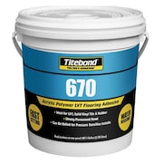 Titebond Floor Adhesive, 670 Series, Tan, 1 gal, Pail 9246