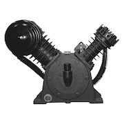 SPEEDAIRE Air Compressor Pump, 4 hp, 5 hp, 2 Stage, 16 oz Oil Capacity, 2 Cylinder 40KH93