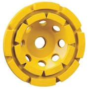 Dewalt 4-1/2" double row diamond cup grinding wheel blister DW4774