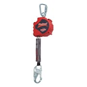 3M Protecta Self Retracting Lifeline, 20 ft., 310 lb. Weight Capacity, Red 3100431