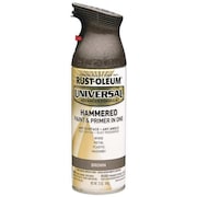 Rust-Oleum Hammered Spray Paint, Brown, Hammered, 12 oz 245218