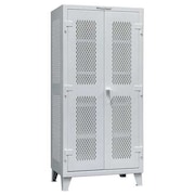 STRONG HOLD 12 ga. Steel Storage Cabinet, 72 in W, 78 in H, Stationary 66-VBS-244