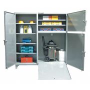 STRONG HOLD 12 ga. Steel Storage Cabinet with Ramp, 72 in W, 78 in H, Stationary 66-DS-247/RAMP