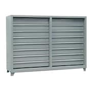 STRONG HOLD 12 ga. Steel Storage Cabinet, Stationary 6.55-DS-CSU-260-16DB