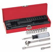 Klein Tools 1/4" Drive Socket Wrench Set, 13 pcs 65500
