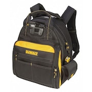Dewalt Tool Backpack, Polyester, 57 Pockets, Black/Yellow DGL523